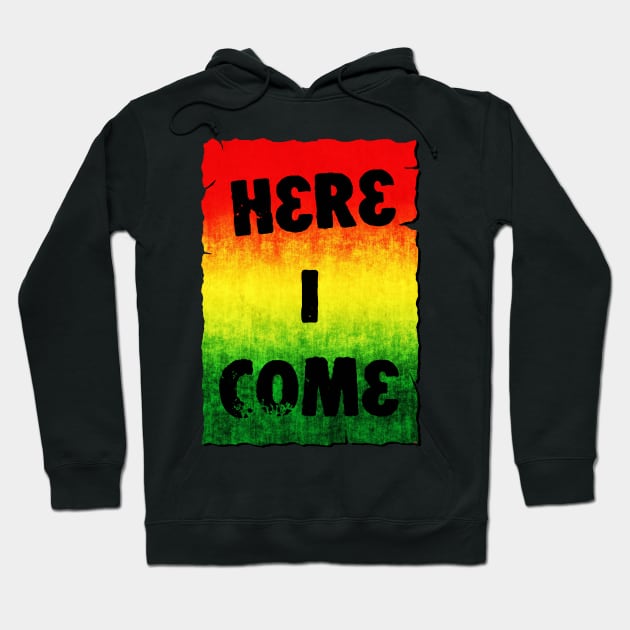 Here I Come Hoodie by Erena Samohai